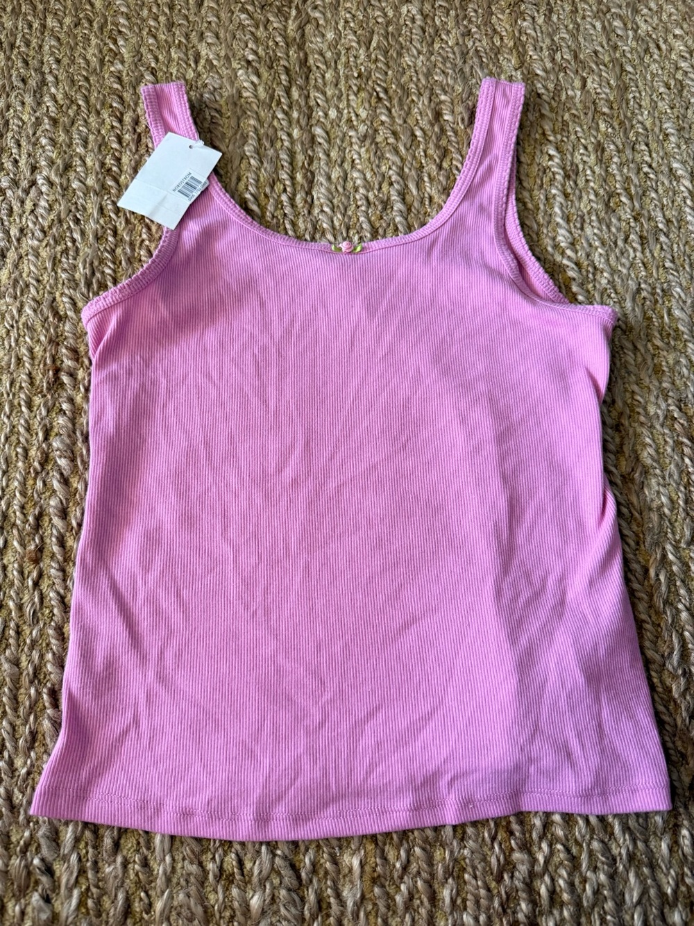 Treasure & Bond Nordstrom Girls Pink Ribbed Tank Top Size XL NWT